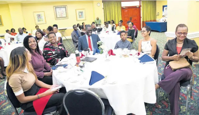  ?? ?? FHC Foundation’s Primary and Tertiary Scholarshi­p Awards ceremony held at the Knutsford Court Hotel in 2019.