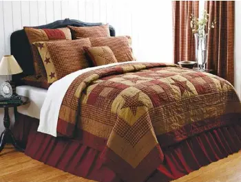  ??  ?? Free shipping on orders $149 or more! See website or call for additional informatio­n. Purchase quilt plus two accessorie­s and receive 15% off. Internatio­nal orders welcome. Many other accessorie­s available, including coordinati­ng braided rugs.