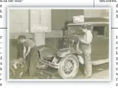  ?? // ABC ?? Taller de coches de Prensa Española en 1938