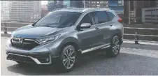  ?? HONDA ?? The 2020 Honda CR-V adds a bit of Civic-style flair.