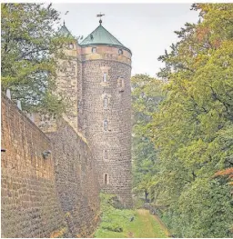  ?? ?? Auch Burg Stolpen wurde vom Künstler gezeichnet.