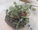  ??  ?? The 8oz fillet steak.