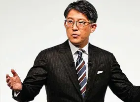  ?? ?? Koji Sato será el nuevo consejero delegado de Toyota a partir del 1 de abril.