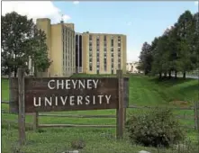  ?? DIGITAL FIRST MEDIA FILE PHOTO ?? Cheyney University was founded in 1837.
