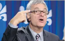  ?? JACQUES BOISSINOT/THE CANADIAN PRESS/ ?? Government house leader Jean-Marc Fournier says it’s time for the opposition to accept a law on face coverings based on consensus.