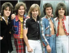  ??  ?? ‘Bye Bye Baby’ was one of two UK and Irish number ones for Scotland’s Bay City Rollers.