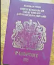  ?? HT ?? The current UK passport