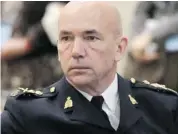  ?? NICK PROCAYLO/POSTMEDIA NEWS ?? RCMP Commission­er Bob Paulson has indicated the RCMP had ‘identified’ funds to cover the gun registry litigation costs this year, but he made no promises for the future.
