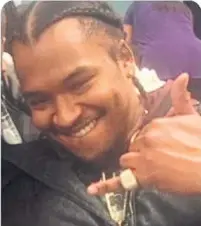  ?? TORONTO POLICE SERVICE ?? Jaiden Jackson, 28, was shot dead in downtown Toronto Sunday.