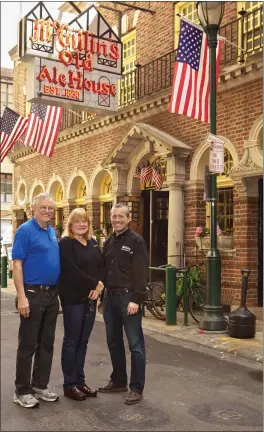  ?? BY THOMASROBE­RTCLARKEPH­OTOGRAPHY ?? Mary Ellen and Chris Mullins, Sr. took over the tavern from her father and uncle and now run it with their son, Christophe­r Mullins, Jr.