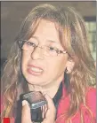  ??  ?? Lilian González de Aguinagald­e, concejal municipal de Ciudad del Este (ANR, independie­nte).