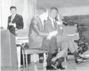  ?? JIMMY CAVALLO/COURTESY ?? Cavallo with Nat King Cole in the early 1960s at the Three Rivers Inn in Syracuse, N.Y., where Cavallo performed and served as an emcee