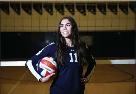  ?? Erik Verduzco ?? Las Vegas Review-journal @Erik_verduzco Dani Mason, a standout volleyball player for The Meadows, will continue her athletic career at UC San Diego, which is moving to NCAA Division I.