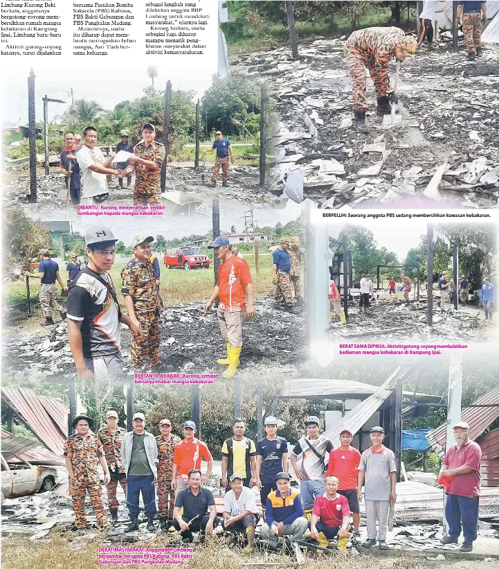 Bomba Limbang Dekati Masyarakat Dengan Aktiviti Gotong Royong Pressreader