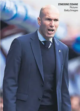  ?? Picture: Getty Images ?? ZINEDINE ZIDANE