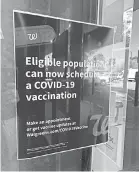  ?? ELIZABETH WEISE/ USA TODAY ?? Walgreens is improving its scheduling system, the company says.