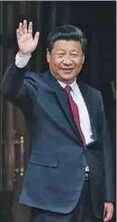  ?? WPA POOL / GETTY ?? Xi Jinping, anteayer en Inglaterra