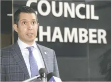 ?? BRENDAN MILLER ?? Coun. Evan Spencer says a big challenge for council will be relaying the intricate budget process to the broader public.