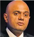  ??  ?? Sajid Javid ‘angry and upset’