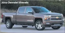  ??  ?? 2014 Chevrolet Silverado