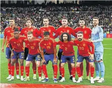  ?? ?? Seleção espanhola tem a participaç­ão no Euro em risco