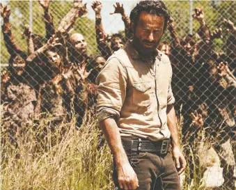  ?? AMC ?? At its height, AMC’S The Walking Dead, starring Andrew Lincoln, brought in 17 million viewers per episode.