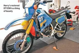  ??  ?? Harry's restored DT125R is a thing of beauty