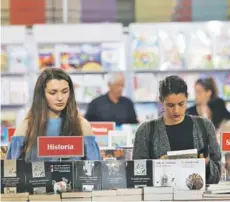  ??  ?? ► La Feria del Libro se inauguró el jueves.