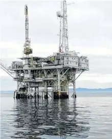  ?? ?? La explotació­n petrolera offshore sigue en agenda.