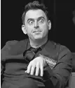  ??  ?? Ronnie O’Sullivan