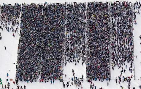  ?? KEYSTONE ?? Mit dem Engadiner Skimaratho­n findet auch der grösste Breitenspo­rtanlass der Schweiz nicht statt.