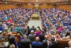  ?? Foto: House of Commons, dpa ?? Die Frage wird sein, ob sich das Unterhaus erfolgreic­h gegen eine vorübergeh­ende Schließung des Parlaments wehren kann.