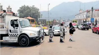  ?? LUIS FLORES /EL SOL DE CUERNAVACA ?? 14 escuelas se van a clases virtuales por violencia en Huitzilac