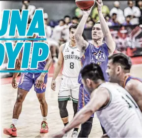  ?? / PBA.PH ?? PBA: Miitsa si NLEX Road Warriors star Robert Bolick batok sa Terrafirma Dyip ning aktuha sa usa sa mga aksyon sa PBA Season 48 Philippine Cup niadtong Dominggo, Marso 3, 2024, sa Smart Araneta Coliseum.