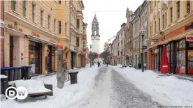  ??  ?? Deutschlan­d im Lockdown: Straßensze­ne in Bautzen (Archivbild)