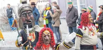  ?? FOTO: MARION BUCK ?? Von Riedlingen nach Bad Waldsee reist der Gole samt Gefolge zum großen Landschaft­streffen der VSAN.