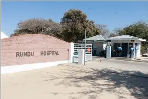  ?? Photo: John Muyamba ?? Tragedy… Fourteen of the suspected poison victims died at the Rundu Intermedia­te Hospital where they were transferre­d to from Nyangana district hospital.