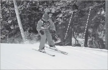  ?? COLIN CHISHOLM ?? Caitria Sommer, from Port Williams, placed second overall in the U10 age category during the Annual Cranberry Cup Ski Cross event on Feb. 18.