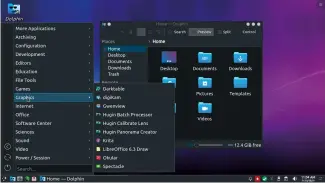  ??  ?? Don’t let the comfortabl­e appearance fool you, PCLINUXOS is a very capable distro.