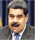  ??  ?? it.” Venezuela’s President Nicolas A Maduro.