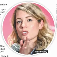  ??  ?? Mélanie Joly