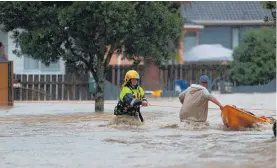  ?? ?? Flooding and huge landslips proved fatal during the 2023 weather disasters.