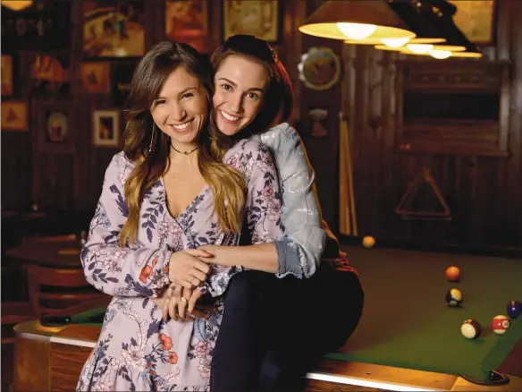  ??  ?? Dominique Provost-Chalkley and Katherine Barrell as seen in “Wynonna Earp”