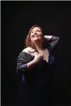  ?? CONTRIBUTE­D BY FAY FOX ?? Atlanta-based mezzo-soprano Jamie Barton says she feels very much at home as she prepares to perform the role of Sister Helen Prejean in the upcoming Atlanta Opera production of Jake Heggie’s “Dead Man Walking.”