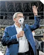  ?? / FOTO: AFP ?? Thomas Bach aseguró que se relizará un evento seguro.