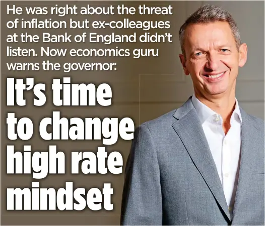  ?? ?? COLOURFUL LANGUAGE: Andy
Haldane is a proud Northerner