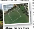  ??  ?? Above, the new trials ground site plan near the Rochford Nursery Jo se ph R oc hf or d G ar de ns Lt d