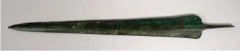  ?? ?? Oldest item: A Bronze Age sword from Persia with an estimate of €1,000 to €1,500