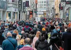  ?? Photo: AFP ?? Début décembre, le centre de la capitale belge a attiré beaucoup de monde.