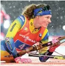  ??  ?? Hanna Öberg hade liksom de andra svenskorna en tung dag i Oberhof.